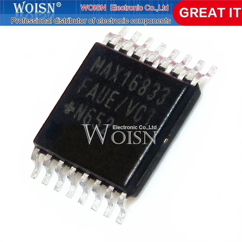 5pcs/lot MAX16833FAUE MAX16833CAUE MAX16833 TSSOP-16