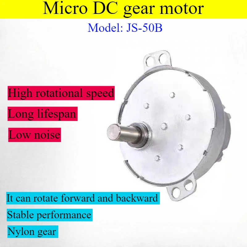 

JS-50B BLDC Двигатель постоянного тока Микроэлектрический двигатель 4 Тип вала Синхронный бесщеточный двигатель 5 В 6 В 9 В 12 В 24 В DIY Индивидуальные