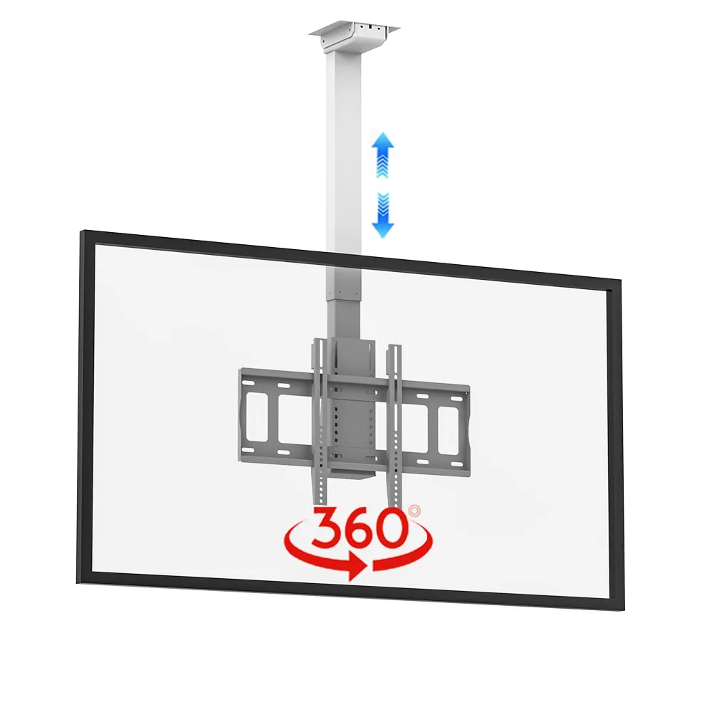 

2025 New Motorized TV Lift Ceiling Mechanism Rotating Flat Mount TV Bracket for 32-57 Inch LCD TV