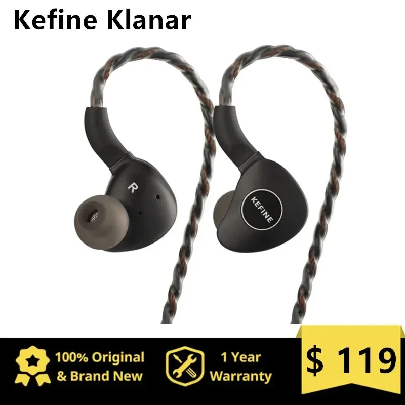 KEFINE Klanar14.5mm Planar Driver IEM Hi-Fi Wired Earphone Earbuds Ergonomic Design with Detachable Cable 7hz SIMGOT