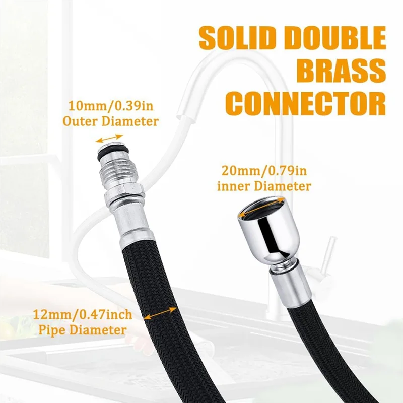 A88E-K-1219935-BC Hose Kit For Kohler Pull-Out Faucet For Kohler K-1219935-BC/K-1304674-BC Pullout Kit Replace K-1304674-BC