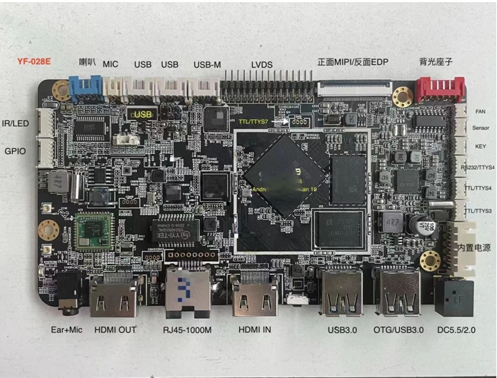 028E RK3568  11 HDM1 Input and Output FHD LVDS eDP MIPI Driver PCBA Board