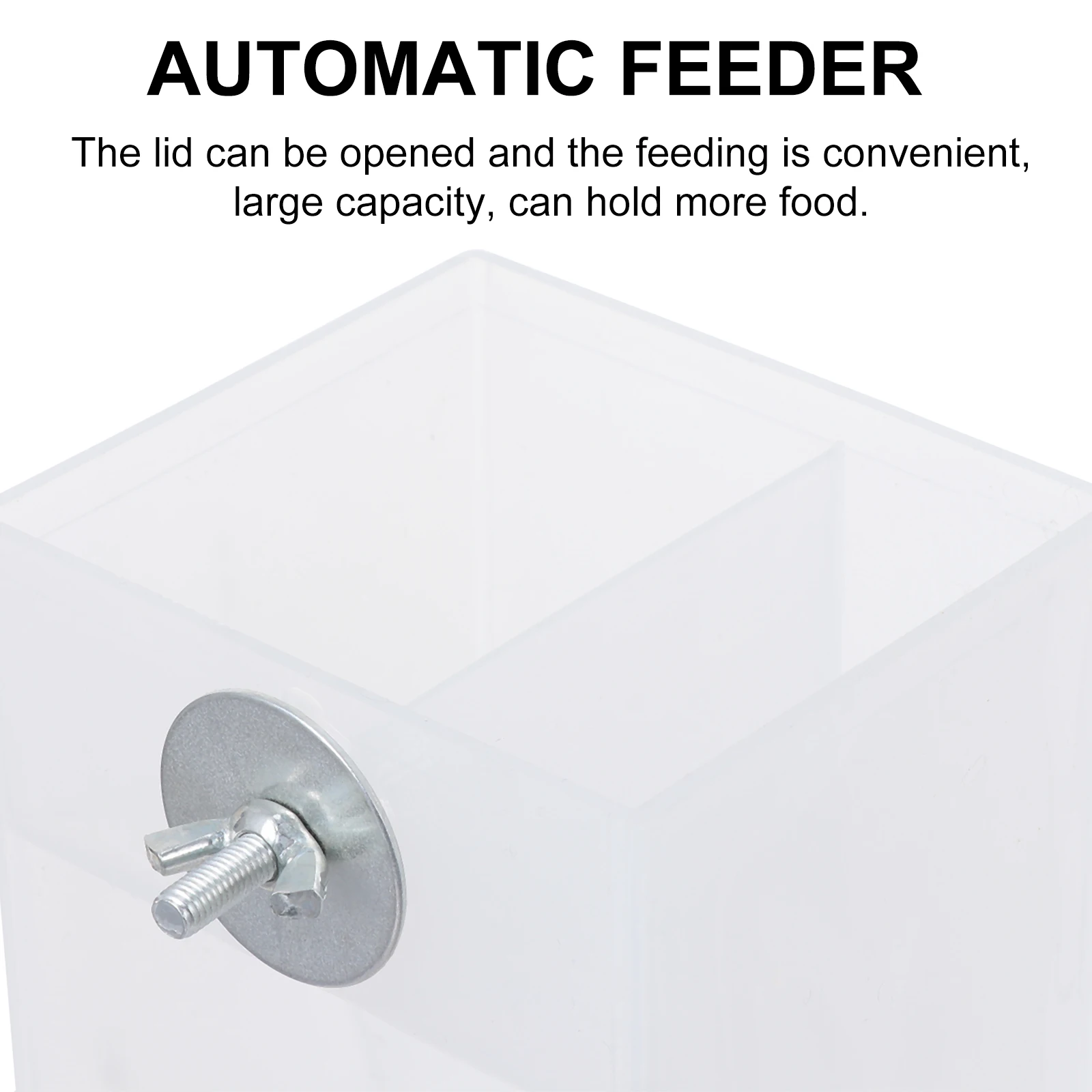 

2pcs Feeder 270g Bird Feeder Capacity for Parrot Pet Cage Tool Outdoor Bird Feeding Tool Indoor Hanging Feeding Supplies