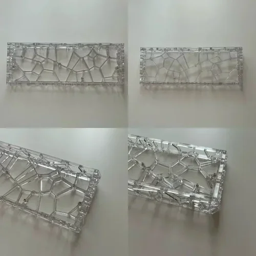 Imagen 2 del producto Funda de teclado GH60, carcasa de PC transparente hueca de alta dureza para Holy60/MAD60/Wooting60/win60, carcasa de teclado personalizada, regalos de PC