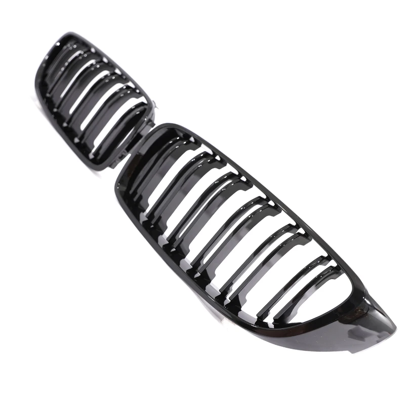 Voorbumper Nier Glanzend Zwart Carbon Chrome Grill M Kleur Grille Grill Voor BMW 4-serie Gran F32 F33 F36 F80 F82 2013-2020 - afbeelding 2