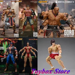 Oryginalne zabawki burzowe 1/12 Nightwolf DCMK15 SHAO KAHN DCMK19 SHEEVA GORO ruchome 6 cali figurki wachlarze najlepsze prezent kolekcjonerski