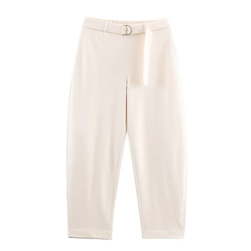 Femmes daim ensemble 2025 femmes nouvelle mode Bomber veste haut + avec ceinture loisirs pantalon deux pièces ensemble femmes élégant haute rue costume