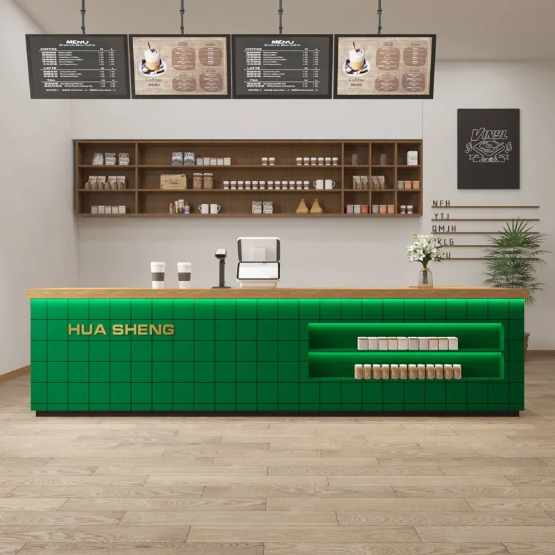 Kaffee Milch Tee Shop Kasse Bäckerei Kuchen Dessert Shop Rezeption Hotel Rezeption Theke