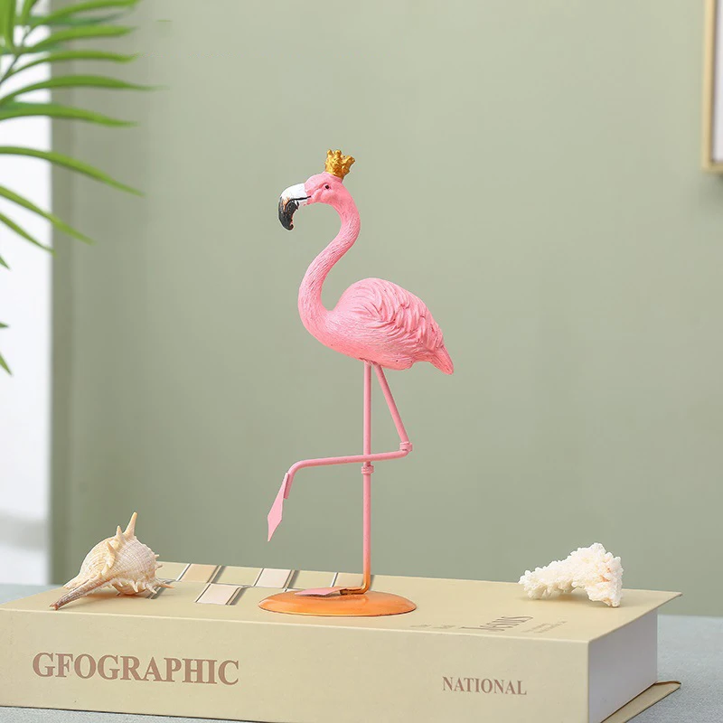 Creative Flamingo Desktop Decorative Ornament Photography Props Housewarming Gifts Bedroom Living Room Decoration