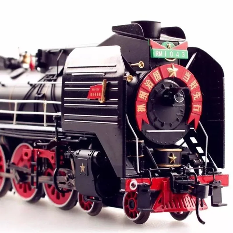 BACHMANN Train Model 1/87 HO People's Type Passenger Steam Locomotive Digital Sound Effect Version Rail Car Toy Gift