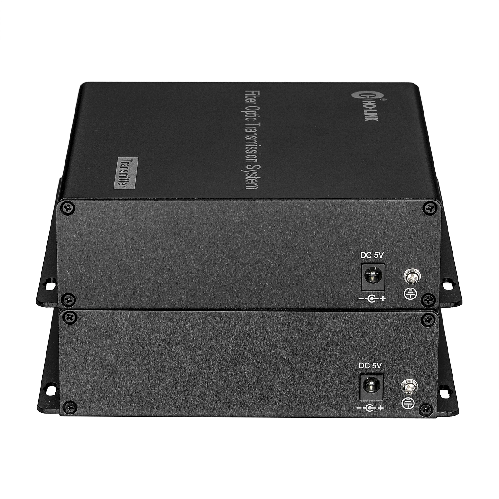 8 channel fiber optic to audio converter audio transmitter receiver single mode 20km