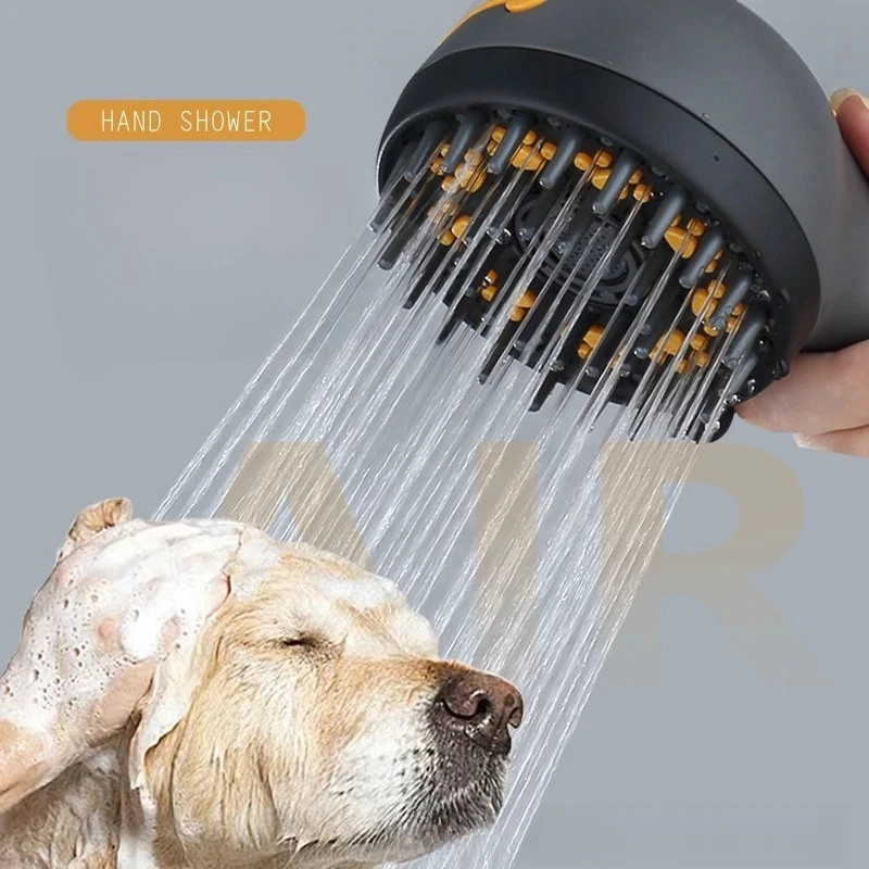 

Трехрежимная силиконовая насадка для душа с регулировкой давления, для дома, ванной комнаты, мытья домашних животных, чистки, косметических процедур и ванны