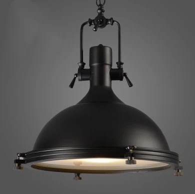 American Loft Retro Industrial Style Chandelier Heavy Metal Personalized Iron Robles Pendant Light for Restaurant