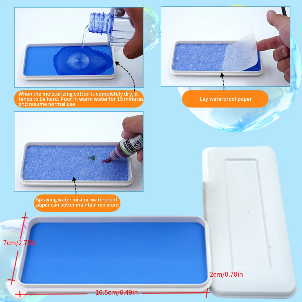 Wet Palette Model Painting Moisturizing Box Kits Water-based Palette Wet Tray for Model Hand Painted Tools Hobby DIY Paint Art