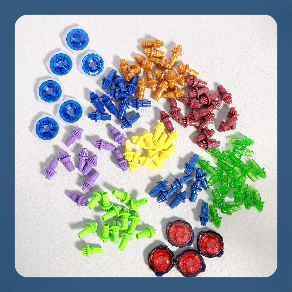 

Takara Tomy Multiple Colors 3 or 5-piece Set/package, Attack Ring Gyroscope Teeth for Spinning Top Toys