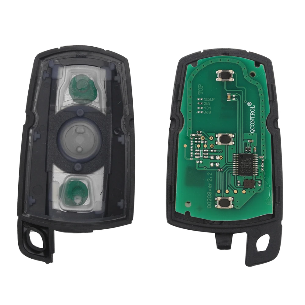 jingyuqin Zdalny inteligentny kluczyk samochodowy do BMW serii 1/3/5/7 CAS3 X5 X6 Z4 315Mhz /433/ 868MHz Semi-Keyless Control ID46 PCF7953 Chip