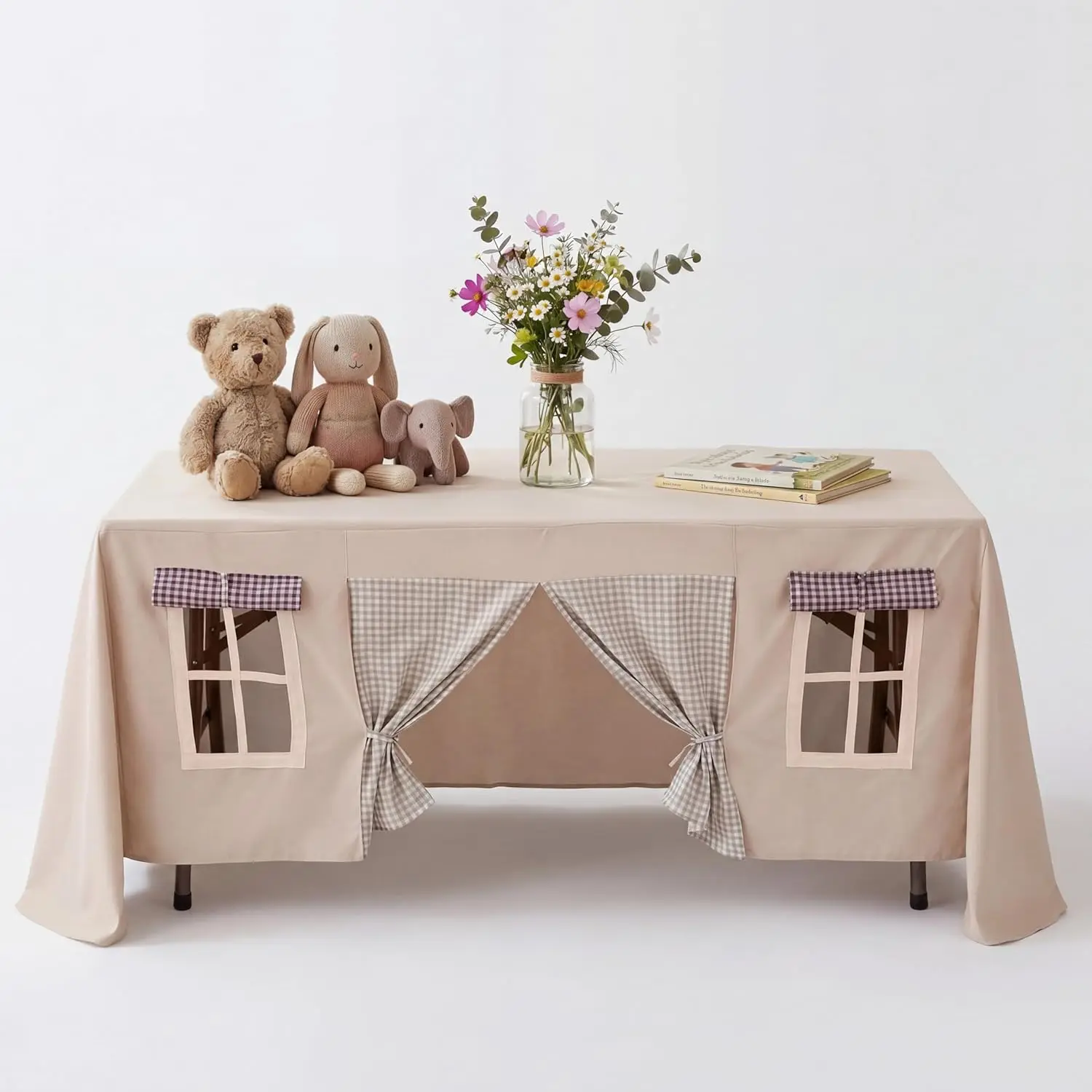 

Large Game House Tablecloth Table Fortress Tent Cover Game House Indoor and Outdoor Tablecloth Suitable for Birthday Parties
