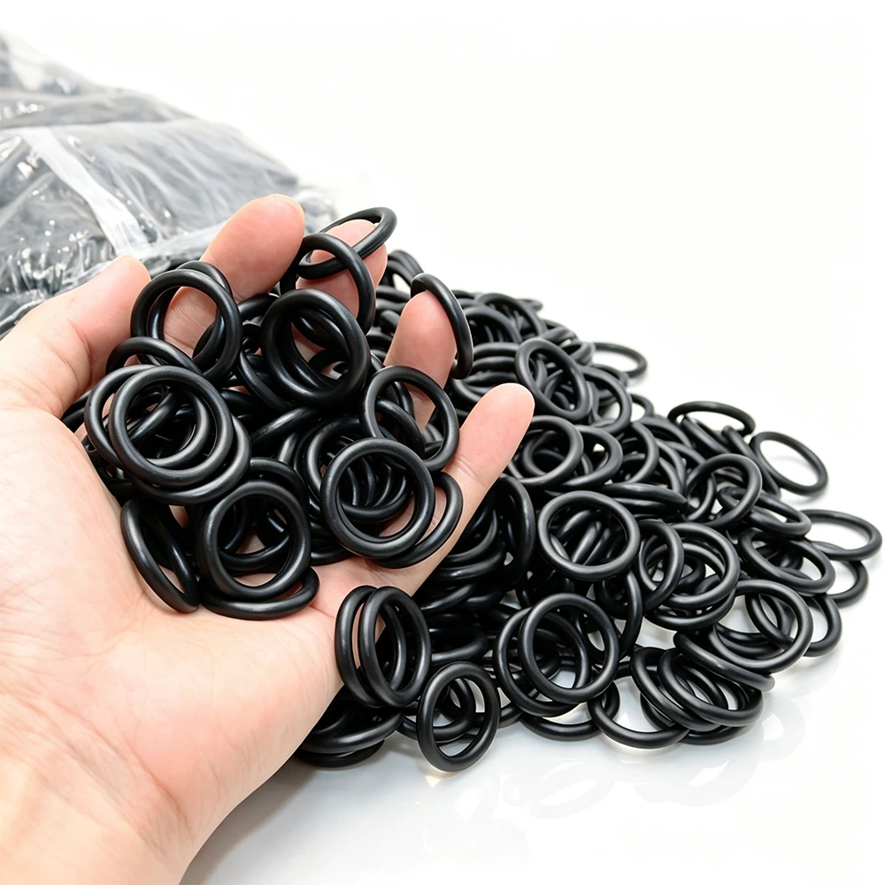 1000/50 Stück O-Ring Shore A 70 NBR Gummi-O-Ring-Dichtung Schwarz Nitril für Auto-Reparatur, Armaturen, Sanitär, DIY-Abdichtung – Detail 3