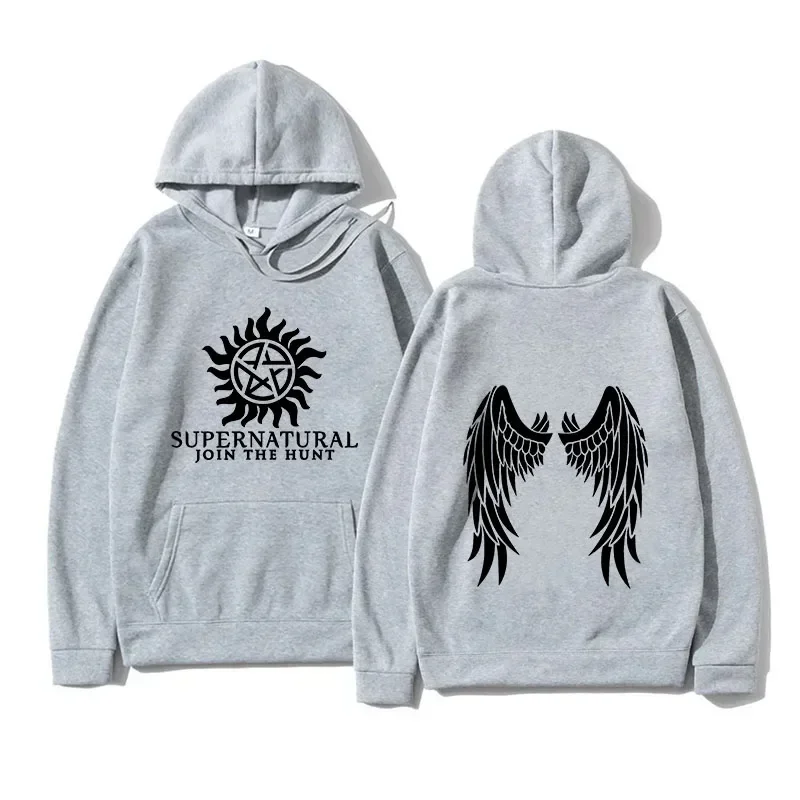 

Spring Autumn Fashion Men's and Women's Hoodie Supernatural Loose Casual Style Sportswear Street Clothing Top