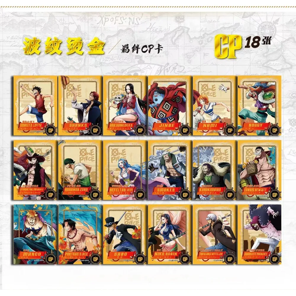 Japanese Anime One Piece Cards Collection Luffy Chopper Sanji High Rarity Limited Edition Pure Gold Material Card Kid Toy Gift