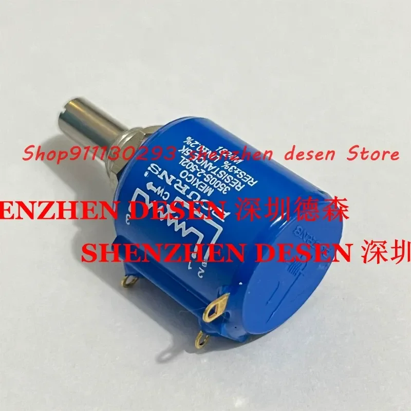 3500S 10 Turn Wirewound Potentiometer BOURNS Style 5K 10K 2K Ohm Precision Rotary Variable Resistor for Meter Equipment