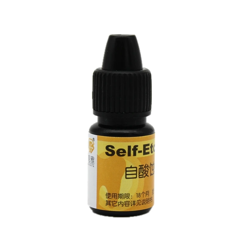 Materiales bucales dentales, materiales adhesivos de grabado autoácido de 3ml, 5ml, 7. ° curado ligero, adhesivo de unión, materiales bucales dentales