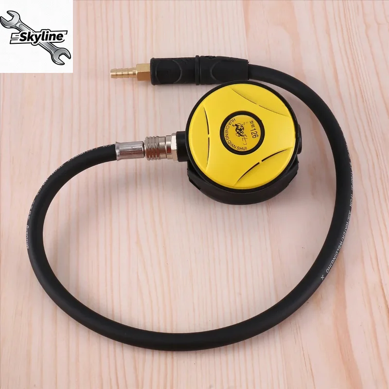 A80IScuba Diving Diver Regulator Diving Snorkel Tube Snorkeling Equipment Pressure Reducer 2Nd Dive Diving Regulator-Yellow