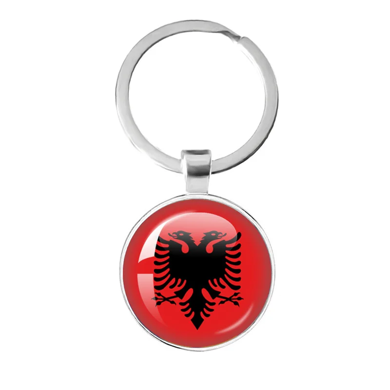 European National Flags, Albania, Andorra, Belarus, Belgium, Bosnia and Herzegovina, Bulgaria, Croatia, Popular Key Chain