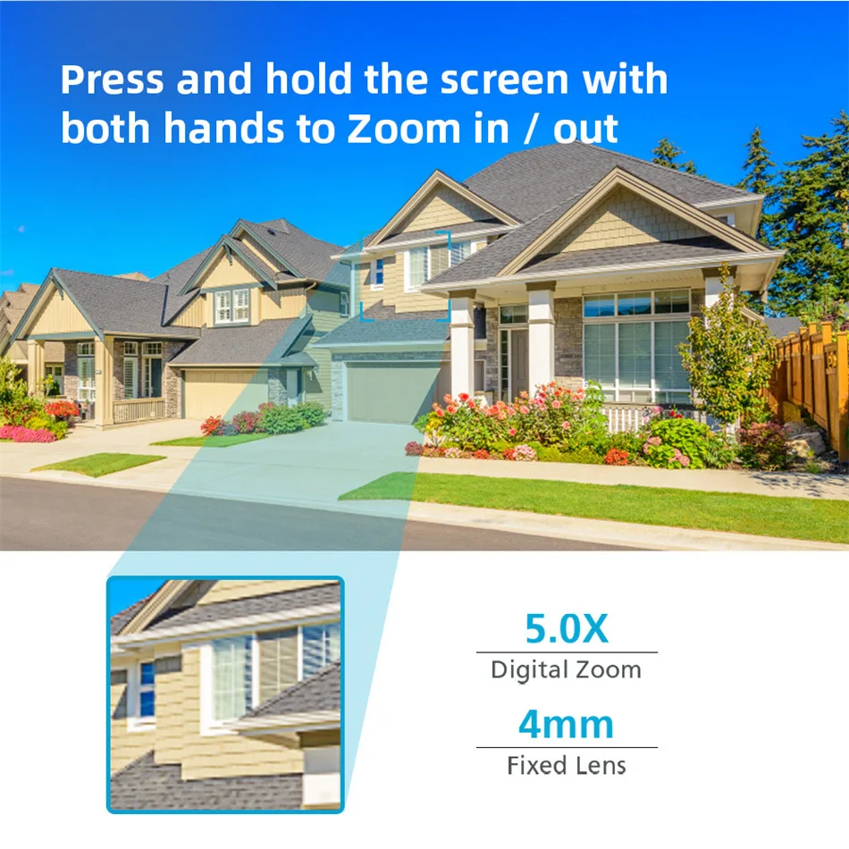 8MP 4K HD 4MP 2K IP Camera WIFI PTZ Outdoor security protection CCTV ICSEE smart Surveillance home mini H.265 Color Night Vision