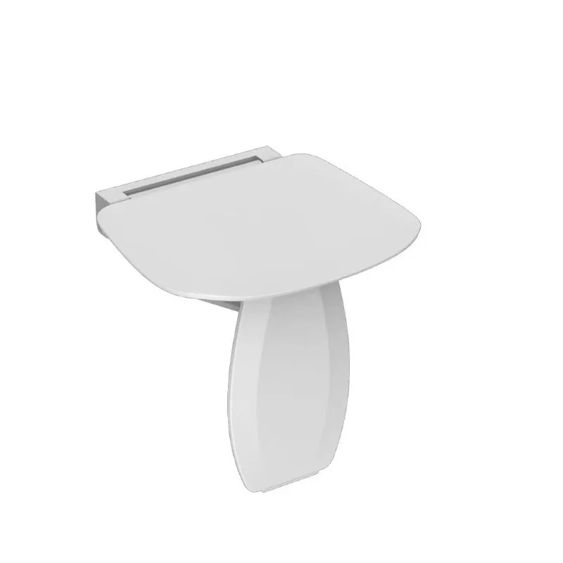 

Bathroom folding seat shower stool wall