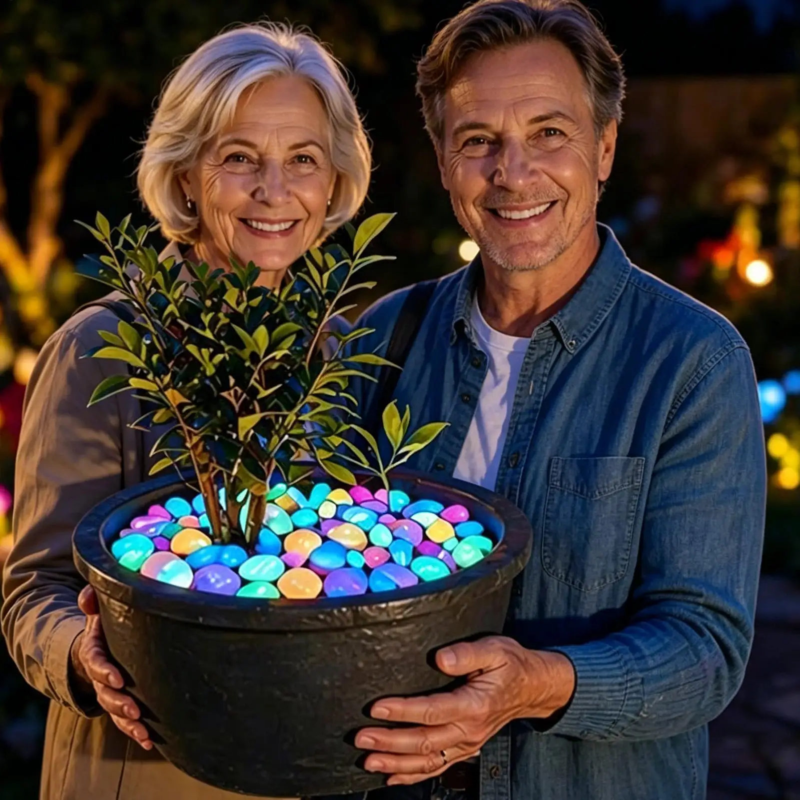 Rocks 200 Pieces Glowing Garden Walkway Rocks Glowing Stepping Pebbles For Walkway Yard Backyard Pathway Driveway Patio