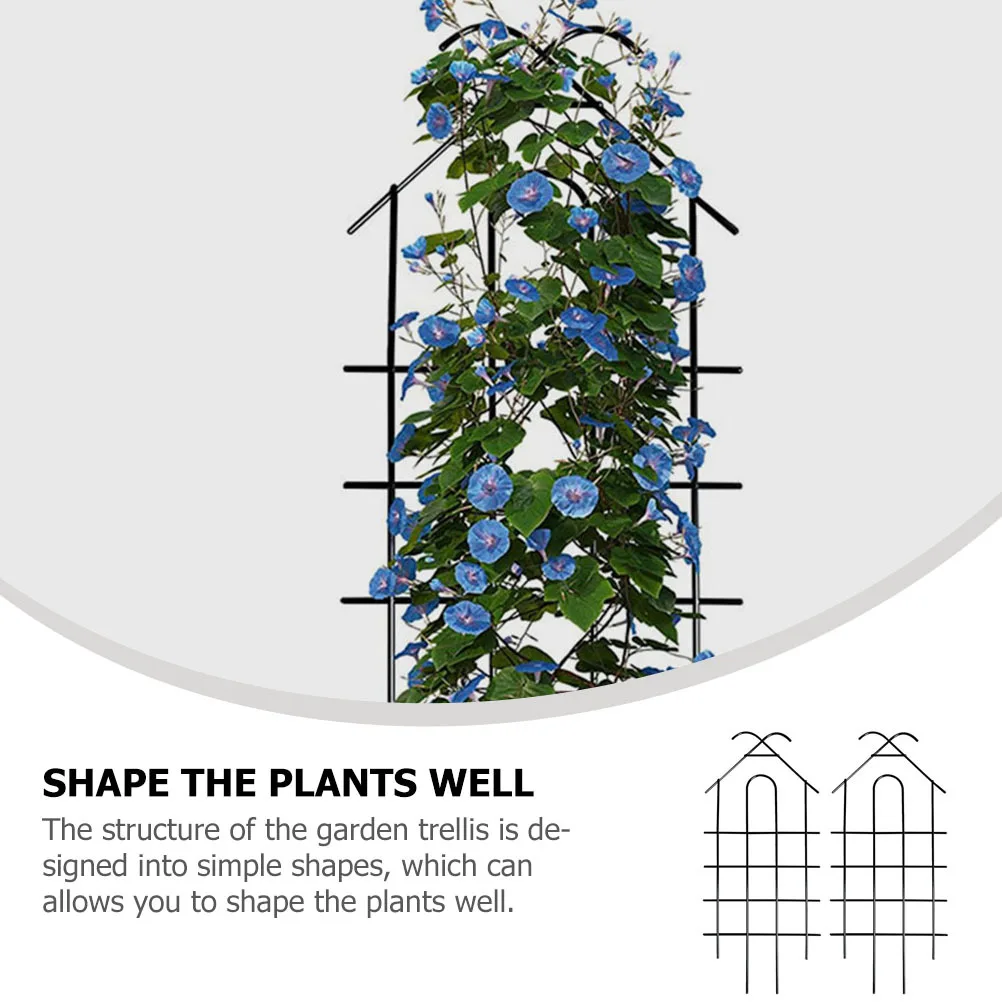 

2Pcs Plant Climbing Trellis Sturdy Garden Support Rack Potted Plant Holder for Indoor Outdoor Climbing Plants Gardening