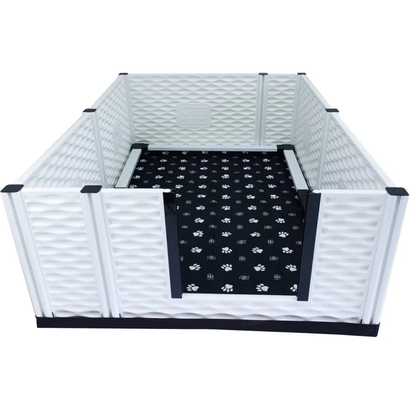 

EZclassic Whelping Box,The Trusted Breeding Essential-Quick Tool-Free Setup,Easy Cleaning,Multiple Sizes for Various Dog Breeds