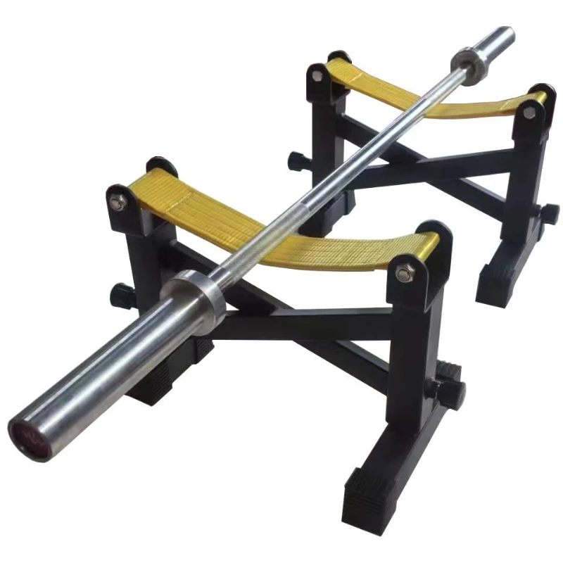 Adjustable Barbell Placement Rack, Five-Gear Adjustable Weightlifting Support Stand for Gym Use