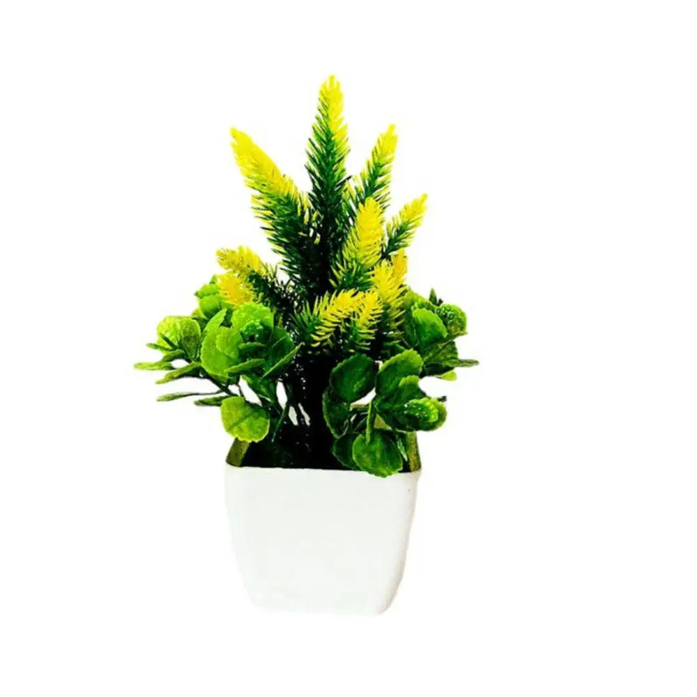 زهرة اصطناعية بلاستيكية لتزيين المنزل ، بوعاء بونساي ، لحفل الزفاف ، غرفة المعيشة ، مكتب ، حديقة ، مكتب ، الربيع والصيف #2