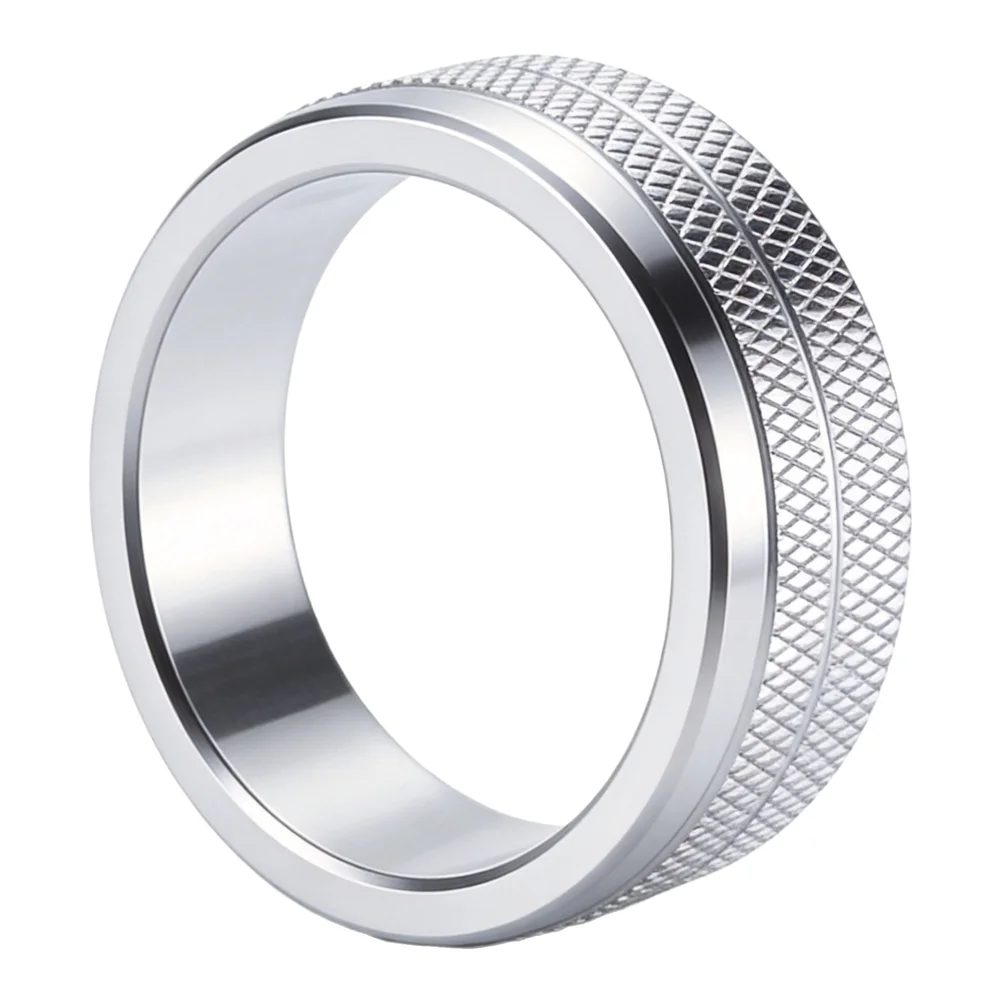 Aluminium Alloy Cover Car AC Knob Cover Enhanced Temperature Control Modern Interior Style Precision Grip Heat Control