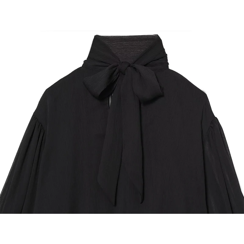 Dames 2026 Nieuw Perspectief Shirts Tops Mode Losse Lange Mouwen Elegante Lente Blouses Chique Jeugd Straat Reizen Blouses Tops