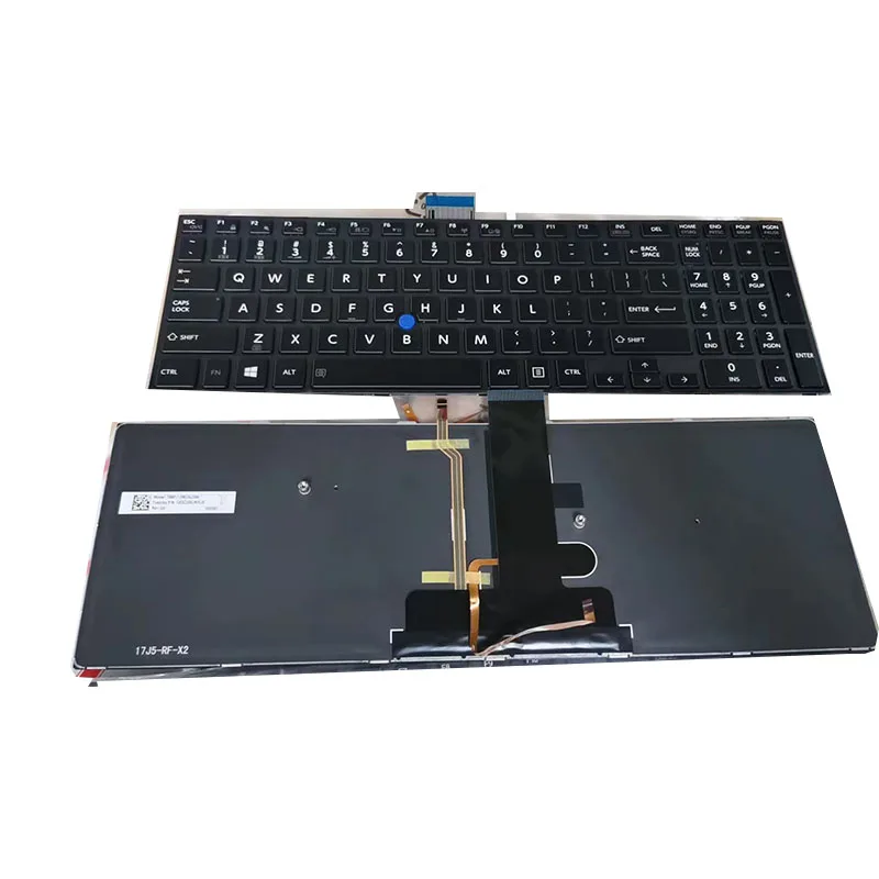 Laptop US Backlight Keyboard For TOSHIBA Dynabook B65/F PB65FFB11RCAD81 TECRA A50-C Series Black Color