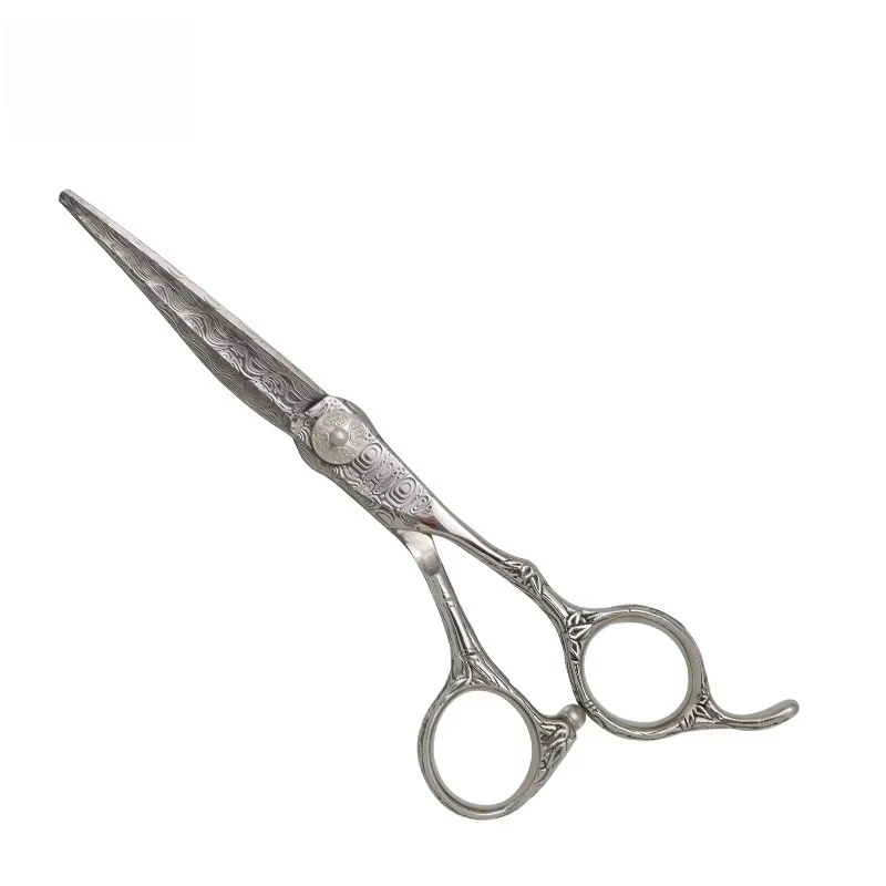 6.0 Inch Barber Scissors Hair Cutting Damascus Steel Professional Hair Shears for Salon