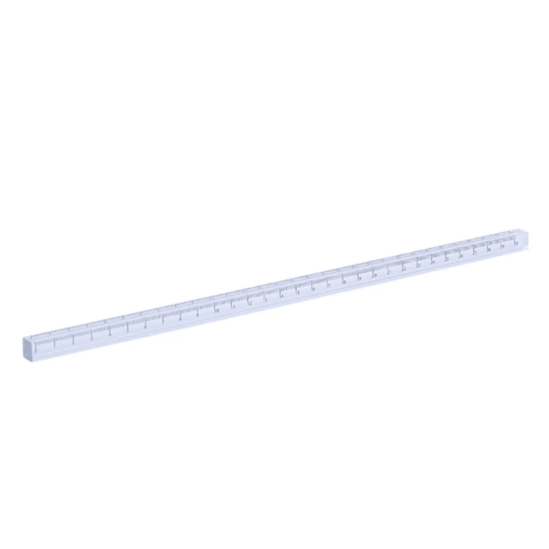 Clear Acrylic Straight Ruler 0-30cm Plastic Ruler for Students Math Drawing Tool for Engineers Math Geometry