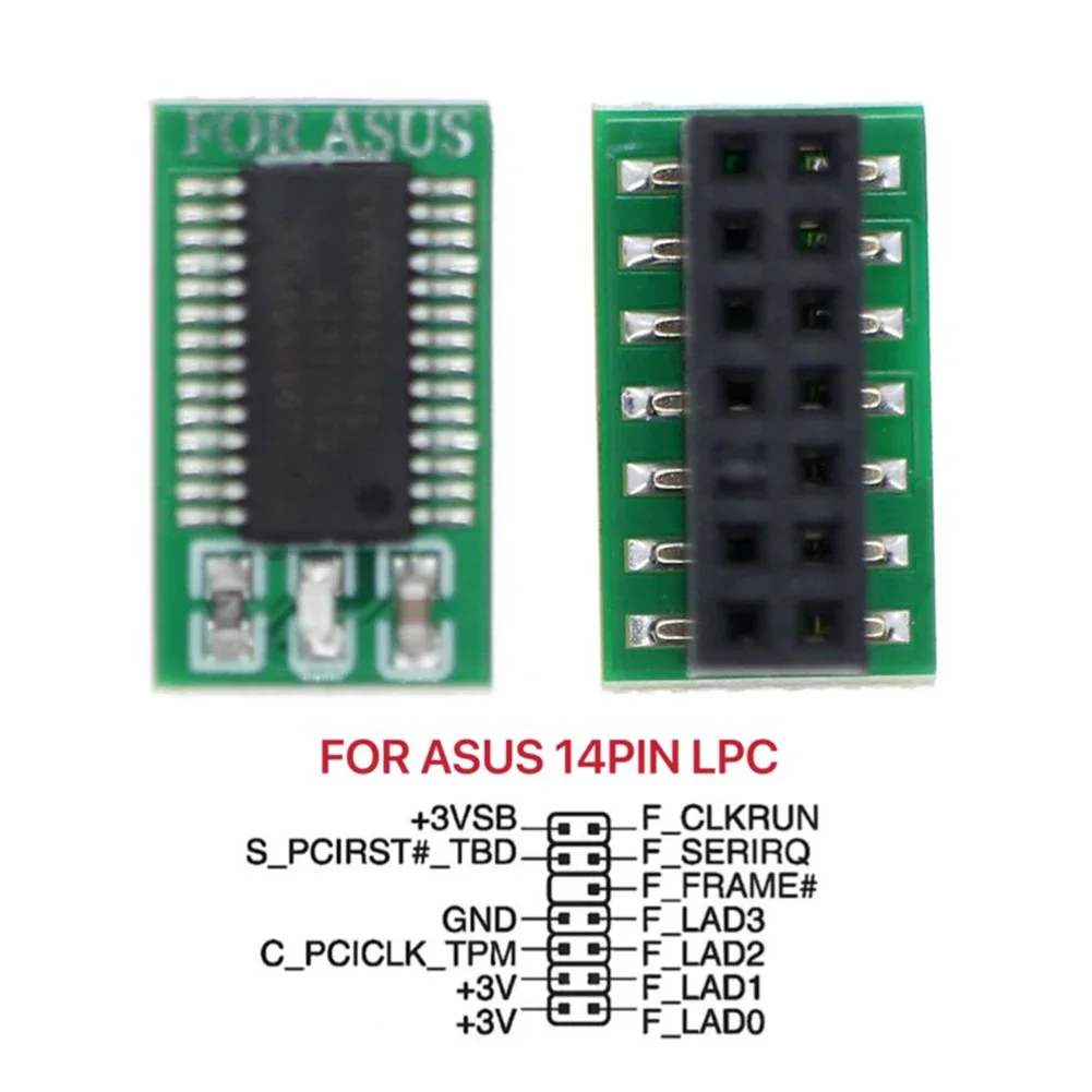 TPM 2.0 وحدة 12/14/18/20PIN TPM 2.0 وحدة الأمن التشفير وحدة الأمن استبدال البطاقة عن بعد لنظام Win11 #5