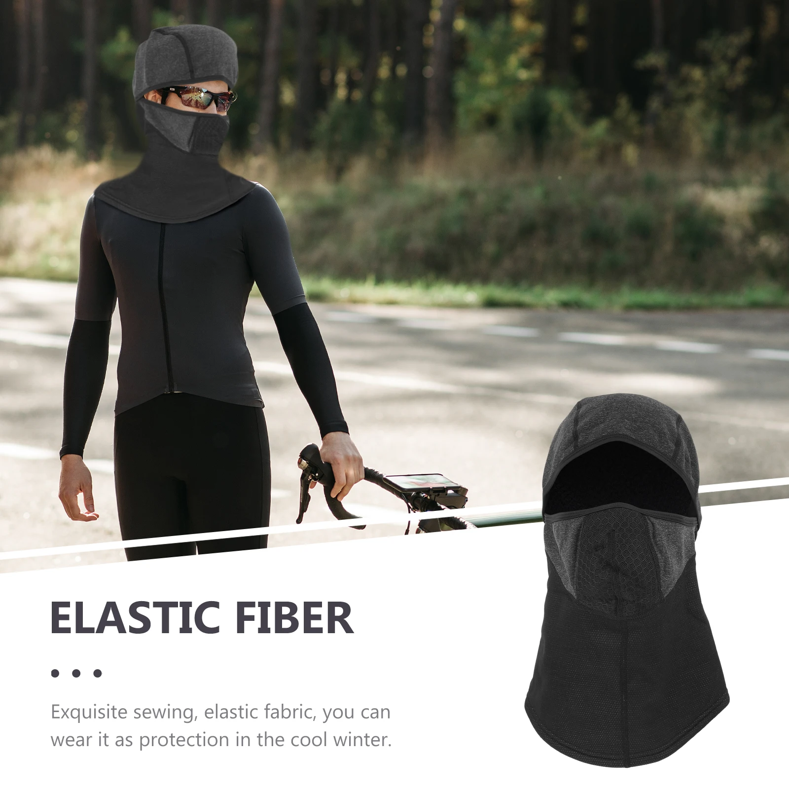 

1pc Warm Ski Face Mask Windproof Breathable Sports Neck Gaiter For Cycling Hiking Outdoor Activities Quick Dry Stretchable