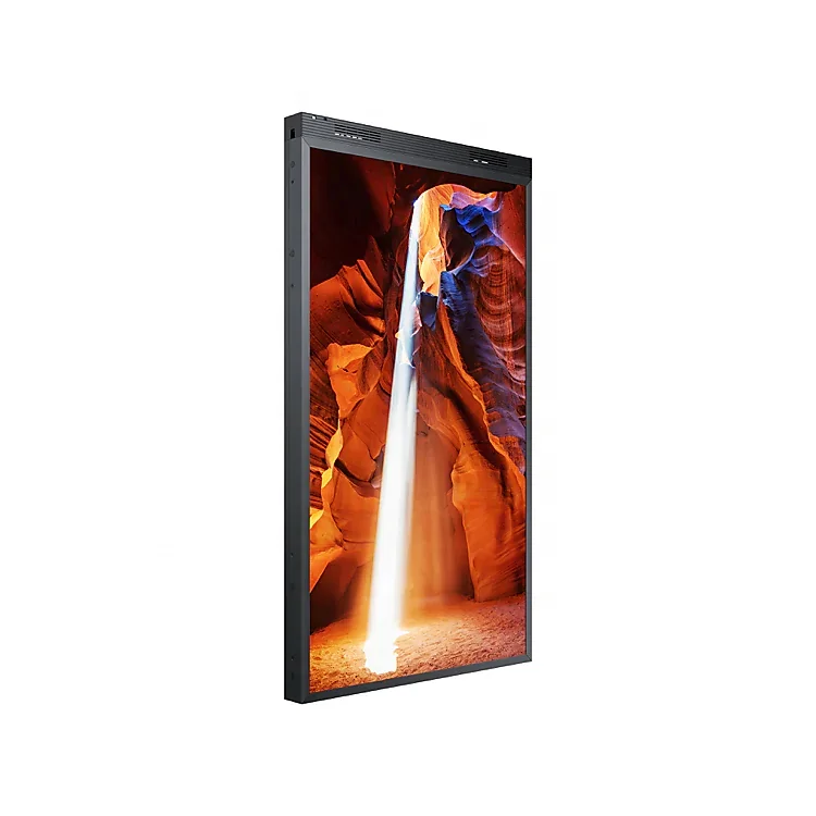 2024 55 inch Lcd Outdoor Screen Outdoor Ip65 High Brightness Sunlight Advertising Playing Kiosk Lcd Digital Signage Display