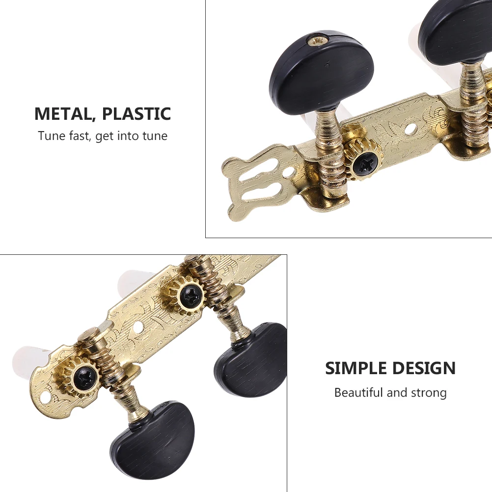 

Guitar Tuners Head Knob Accessories Fully Enclosed Folk Tuning Peg Bass
