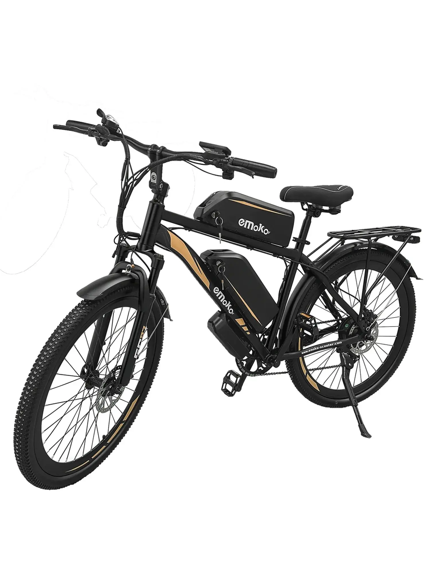 AliExpress EMOKO EC27 48V45Ah Battery Electric Bike Adult Electric Bicycle 27.5 Inch Tires City commute E-Bike 500W Motor E-bike