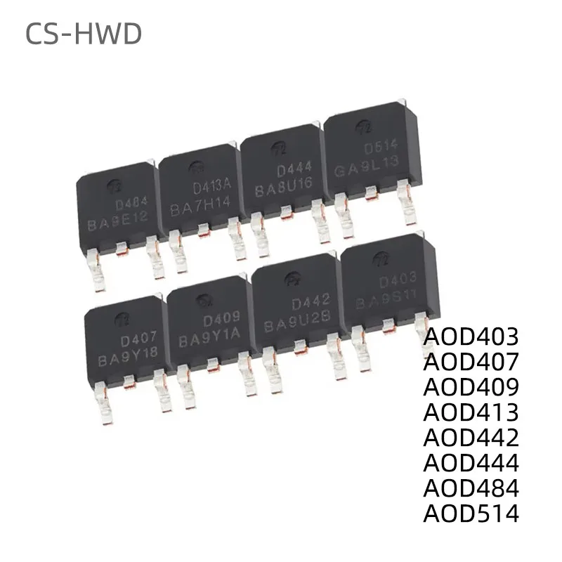 10PCS/LOT AOD403 AOD407  AOD409 AOD413 AOD442  AOD444 AOD484 AOD514 TO252 TO-252 MOSFET MOSFT