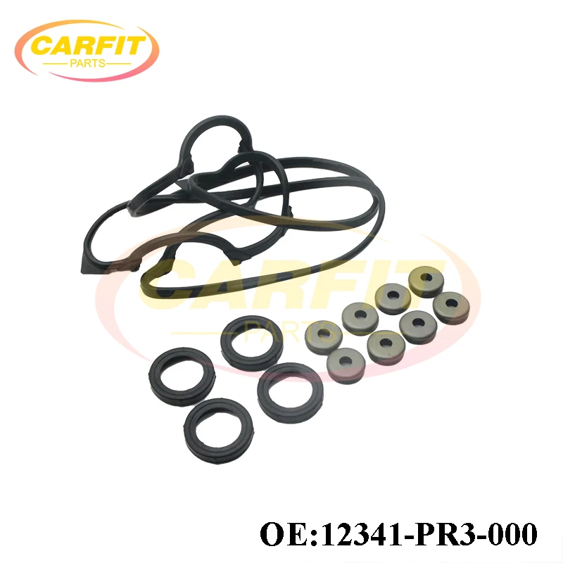 New OEM 12341-PR3-000 12342-PT2-000 90041-P72-J00 Valve Cover Gasket Kit For Honda Civic Del Sol Acura Integra Auto Parts