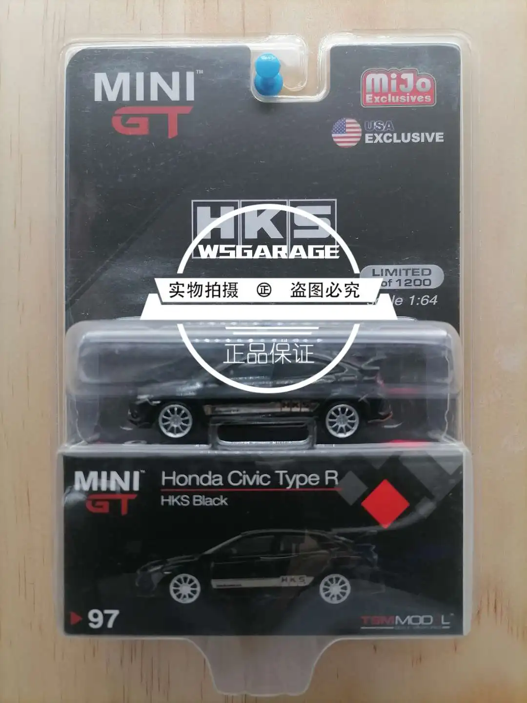 Mini GT 1:64 Honda series Civic R Collection of die-cast alloy car model ornaments gifts