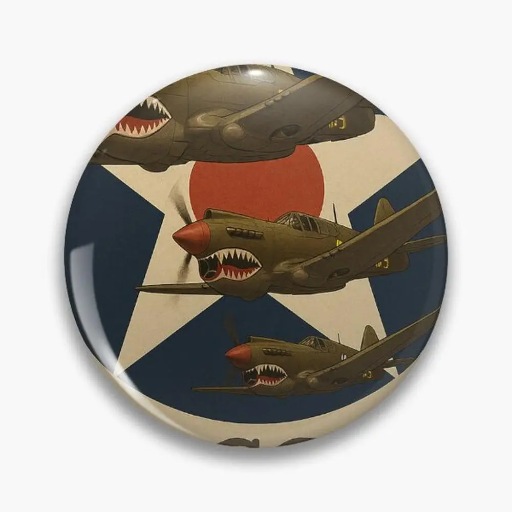 Keep Em Flying Vintage WW2 Poster Pin Buttons Brooches Pin Jewelry Accessory Customize Brooch Fashion Lapel Badges