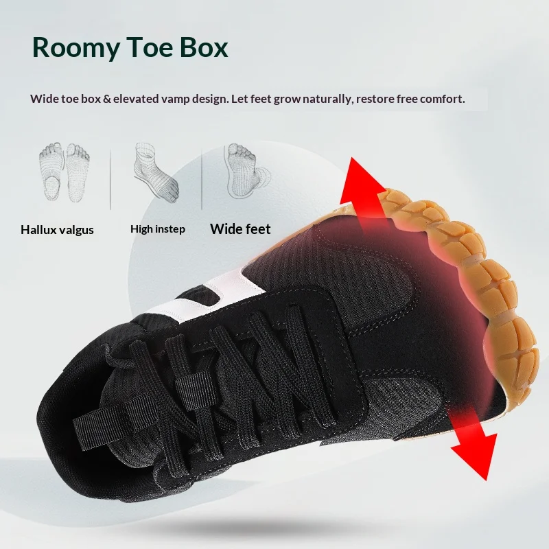 36-49 Big Size Barefoot Shoes Women Casual Sneakers Wide Toe Box Shoes Zero Drop Barefoot Shoe Men,Minimalist Trail Running